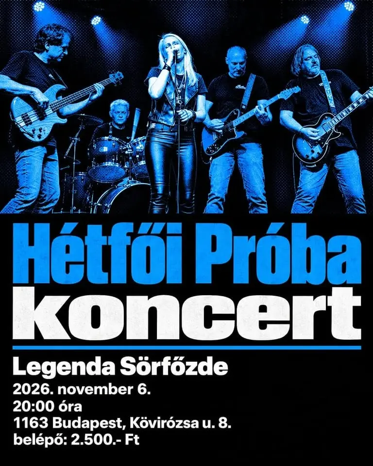Évzáró koncert koncert Budapesten (Legenda Sörfőzde Center)